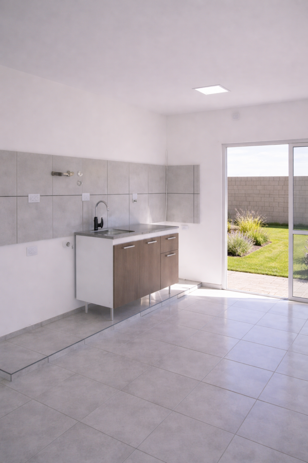 Casa de 2 dormitorios apta credito con patio y cochera - Barrio Solvencia en San Benito